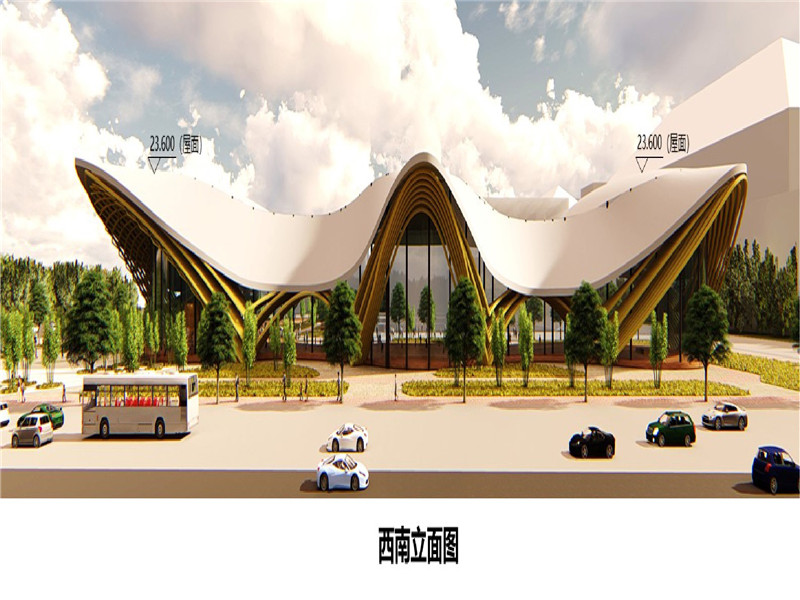 喜賀簽約！我司攜手四川綠建西宜共筑宜賓竹產品交易中心幕墻新風標